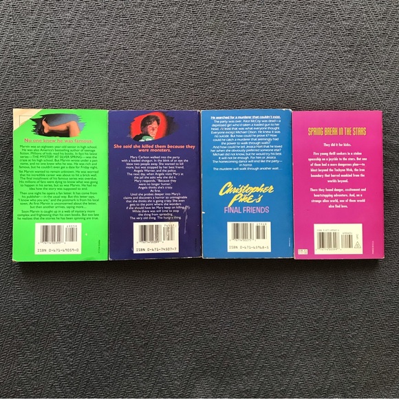 Vintage Christopher Pike Monster Final Friends Tachyon Web Fiction Horror Books - Picture 2 of 3